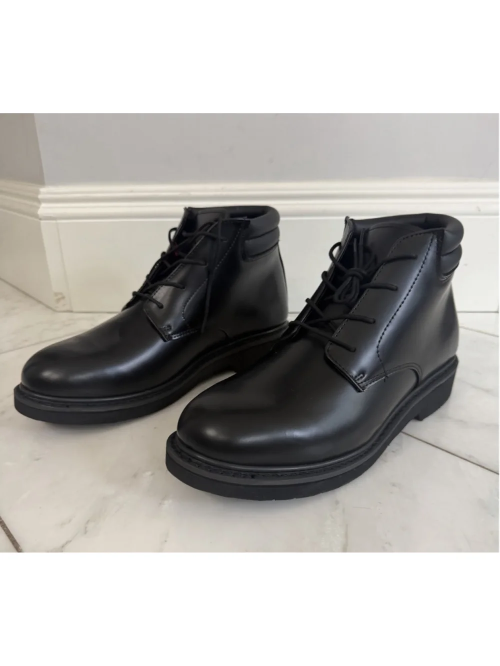 Rocky Men’s Chukka Work Boot Black Size 13 Oil Resistant ProCell Comfort System